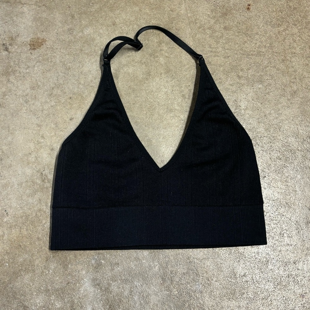 VS Pink Halter Bralette